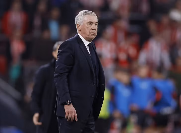 HLV Carlo Ancelotti thừa nhận Real gặp khó tại Champions League năm nay - Ảnh: REUTERS