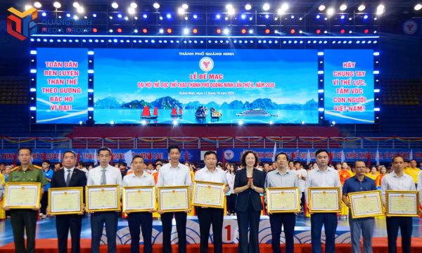 Bế mạc Đại hội TDTT thành phố Quảng Ninh lần thứ X