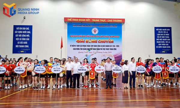 Trên 230 VĐV tranh tài môn bóng chuyền Đại hội TDTT TKV lần thứ III 2026