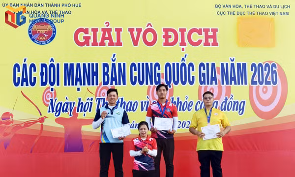 Cung thủ Đặng Công Đức của Quảng Ninh lập kỷ lục Quốc gia mới