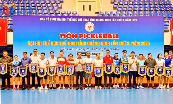 Khai mạc môn Pickleball Đại hội TDTT tỉnh 2026