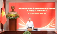 Tổng Bí thư, Chủ tịch nước Tô Lâm chủ trì phiên họp. (Ảnh: ĐĂNG KHOA) 