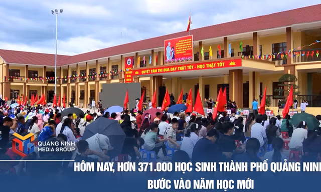 Hôm nay, hơn 371.000 học sinh thành phố Quảng Ninh bước vào năm học mới