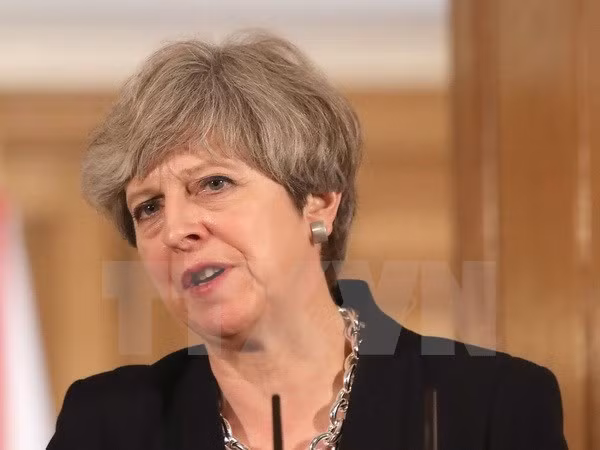 Thủ tướng Anh Theresa May. (Ảnh: AFP/TTXVN)