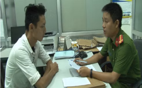 Công an TP Huế lấy lời khai đối tượng Phạm Văn Dũng
