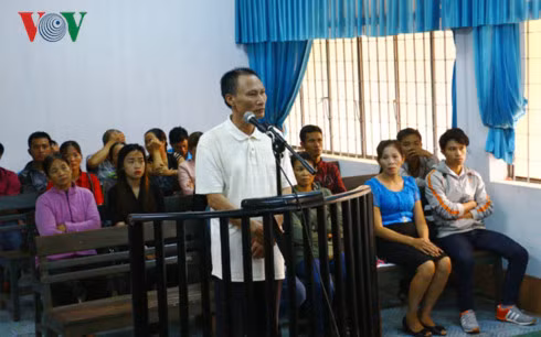 Bị cáo Chinh bị tuyên án 8 năm tù giam.