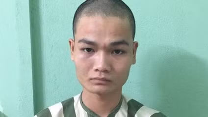 Quốc tại cơ quan điều tra. Ảnh: Công an cung cấp.