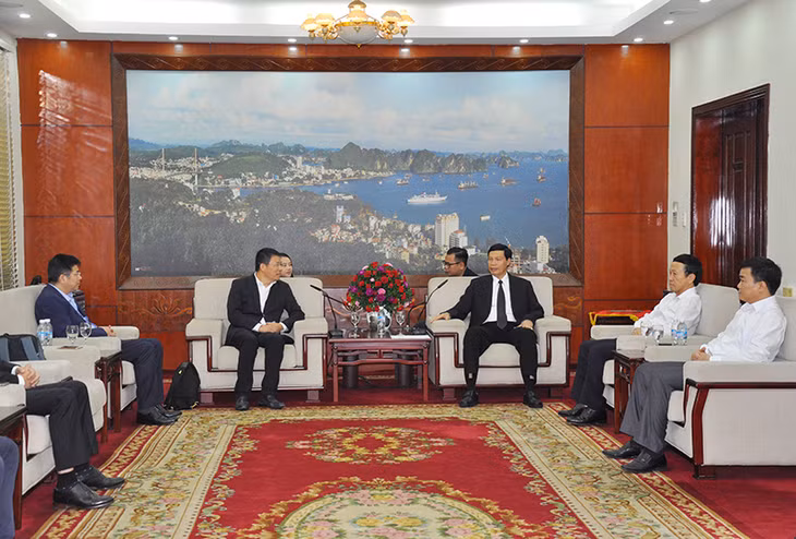 Quang cảnh buổi tiếp.
