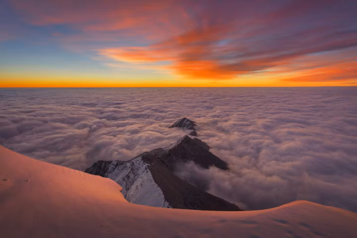  Đối với ông, dãy Alps là biểu hiện của sự phiêu lưu, tự do và bí ẩn.