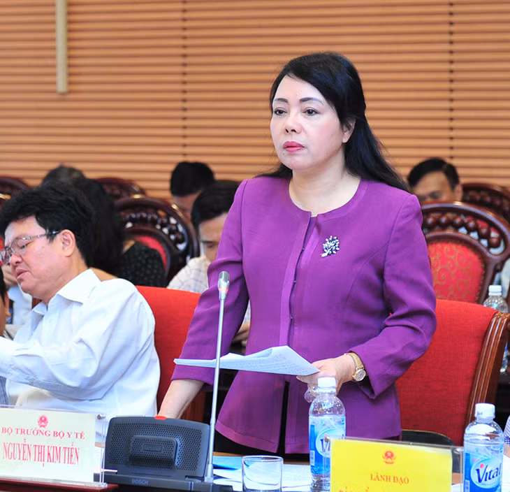 Bộ trưởng Bộ Y tế Nguyễn Thị Kim Tiến. Ảnh: VGP/Lê Sơn