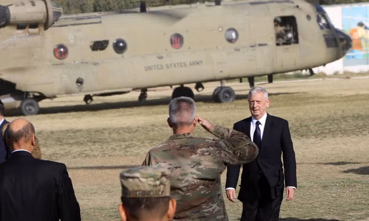 Bộ trưởng Quốc phòng Mỹ James Mattis. Ảnh: Reuters