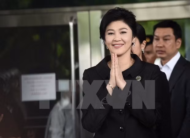Cựu Thủ tướng Yingluck Shinawatra tại tòa án ở thủ đô Bangkok, Thái Lan ngày 21/7 vừa qua. (Ảnh: AFP/TTXVN)