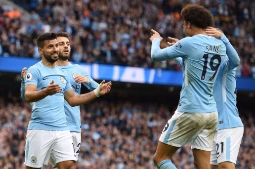  Các chân sút của Manchester City đã có một ngày thi đấu tưng bừng, khi nã tới 5 bàn thắng vào lưới Crystal Palace