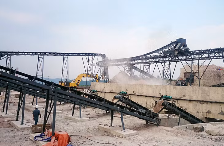 Sản xuất cát nhân tạo tại Công ty CP Thiên Nam