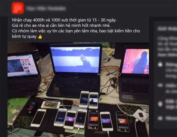 Các dịch vụ ’lách luật’ YouTube được rao công khai trên các mạng xã hội.