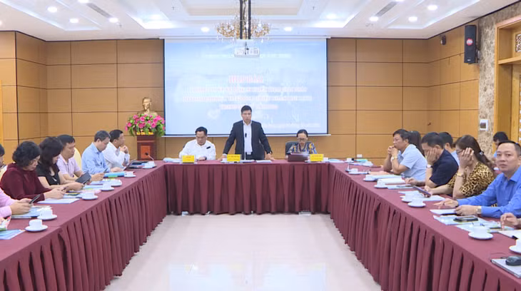 Quang cảnh cuộc họp báo.