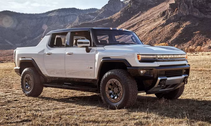 Hummer EV - xe bán tải điện giá trên 110.000 USD vừa ra mắt tại Mỹ. Ảnh: GMC