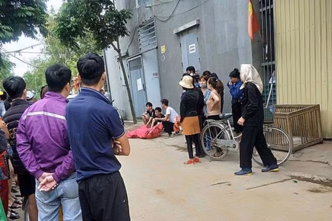 Hiện trường vụ án mạng.