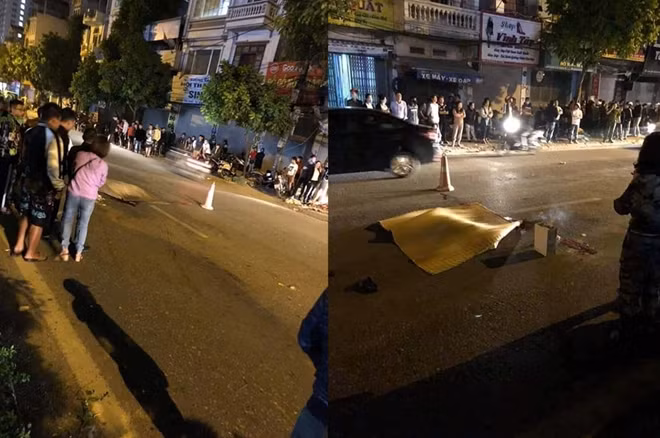 Hiện trường vụ tai nạn.