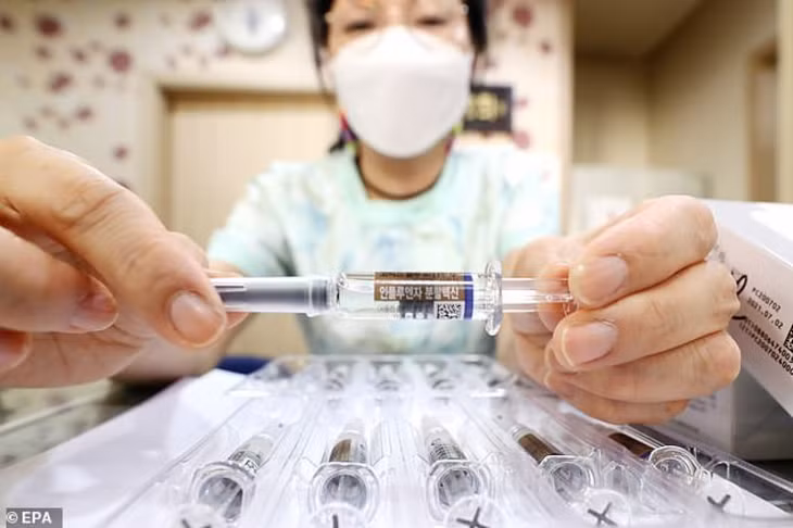13 người Hàn Quốc thiệt mạng sau khi tiêm vaccine cúm. Ảnh: EPA