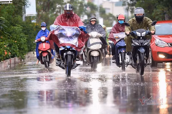 Nhiều địa phương có mưa