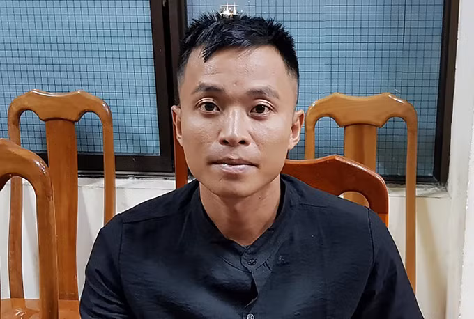 Nga tại cơ quan điều tra. Ảnh: Hoàng Thơ.