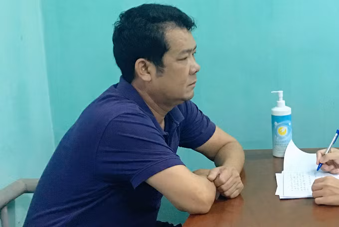 Ông Nguyễn Văn Sướng tại cơ quan điều tra. Ảnh: VKSND Bắc Ninh.