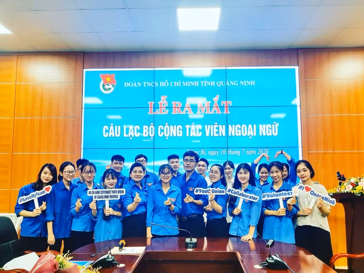 Tỉnh Đoàn tổ chức ra mắt CLB Tình nguyện viên Tiếng Anh.