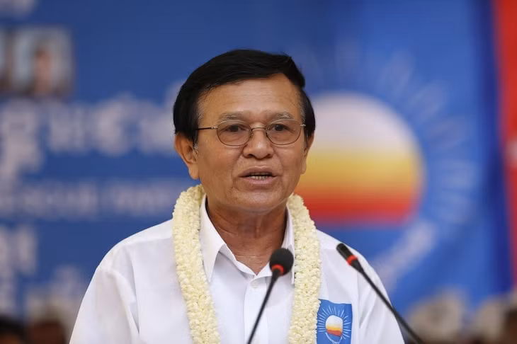 Ông Kem Sokha được CNRP bầu làm chủ tịch mới, nhưng không được Bộ Nội vụ Campuchia công nhận. (Ảnh: internet)
