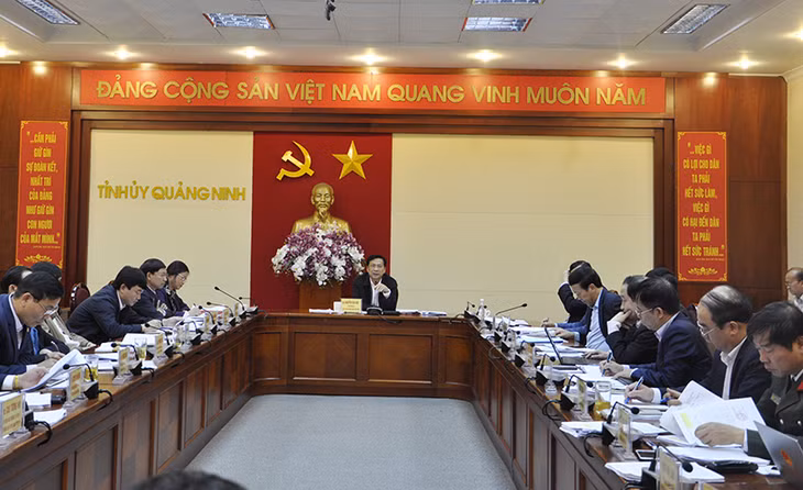 Đồng chí Nguyễn Văn Đọc, Bí thư Tỉnh ủy, Chủ tịch HĐND tỉnh phát biểu chỉ đạo tại hội nghị.