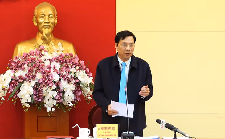 Bí thư Tỉnh ủy Nguyễn Văn Đọc,