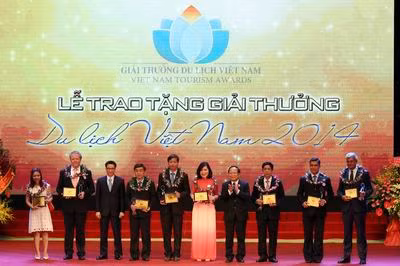 Lễ trao Giải thưởng Du lịch Việt Nam năm 2014 - Ảnh- Internet