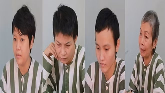 Nhóm bị can gây án