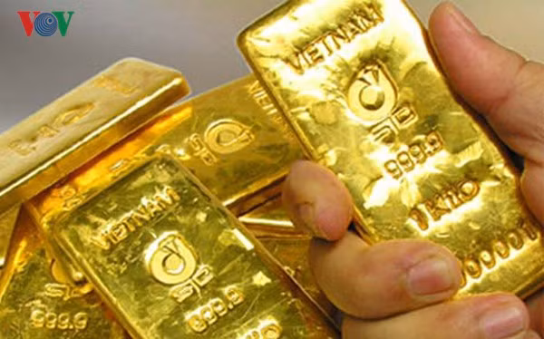 Giá vàng trong nước tiếp tục tăng mạnh chiều 18/5. (Ảnh minh họa)