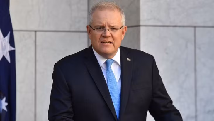 Thủ tướng Australia Scott Morrison cho biết sẽ không mang các vấn đề quan trọng ra thỏa hiệp hoặc trao đổi. (Ảnh: AP)