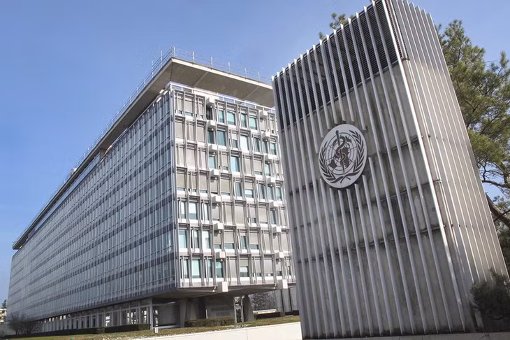 Trụ sở Tổ chức Y tế Thế giới (WHO) tại Geneva, Thụy Sĩ. Ảnh: AP