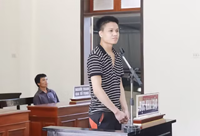 Bị cáo Thái Mạnh Giáp.
