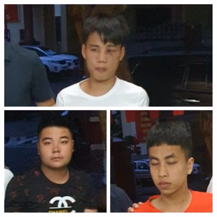 Các đối tượng Bùi Văn Tuấn (ảnh trên cùng), Nguyễn Xuân Diệu (phía dưới, bên trái) và Bùi Trung Thành (ảnh dưới, bên phải).
