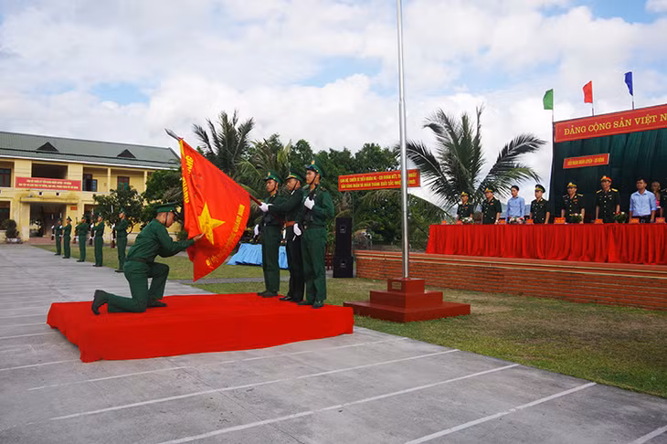 Chiến sỹ mới tuyên thệ.