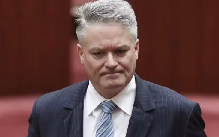 Bộ trưởng tài chính Australia Mathias Cormann. Nguồn: Alex Ellinghausen.