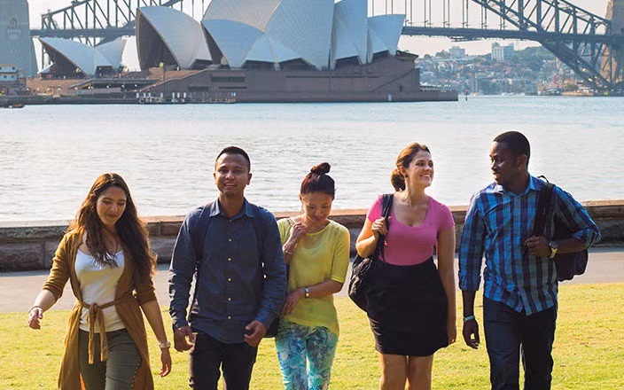 Sinh viên quốc tế là nguồn thu quan trọng của các trường Đại học tại Australia. Ảnh: Đại học Sydney.