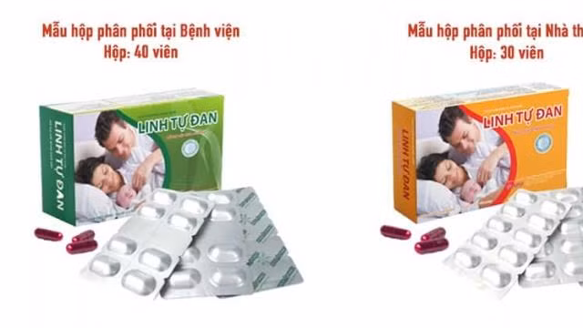 Sản phẩm thực phẩm bảo vệ sức khỏe Linh tự đan có nội dung không phù hợp, quảng cáo gây hiểu nhầm có tác dụng như thuốc chữa bệnh. Ảnh: Website Cục An toàn thực phẩm