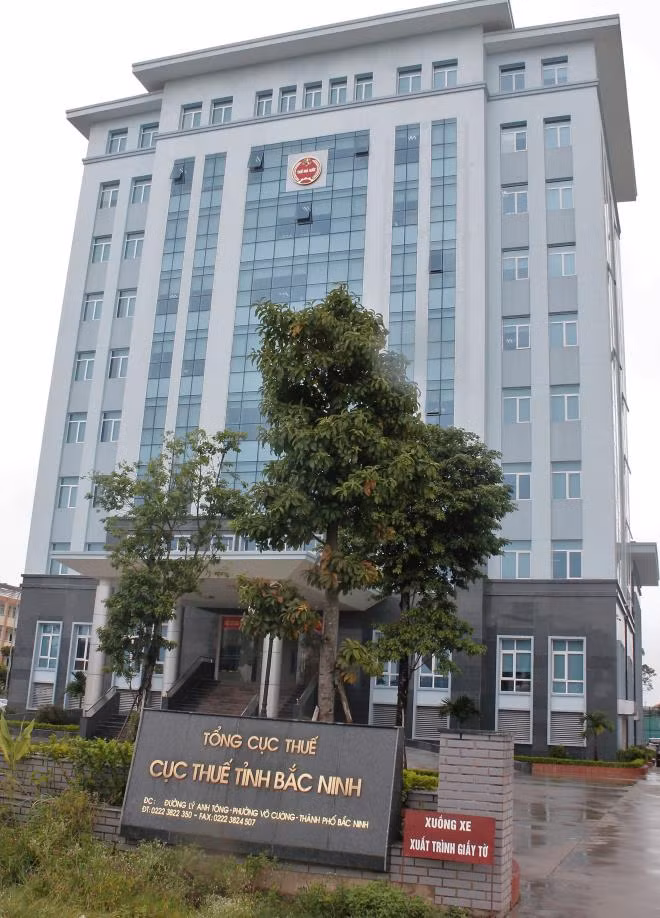 Trụ sở Cục thuế tỉnh Bắc Ninh tại phường Võ Cường, TP Bắc Ninh.