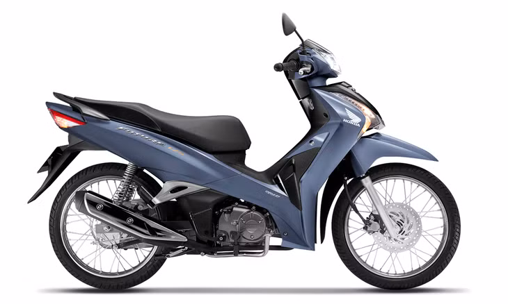 Honda Future 125 FI phiên bản vành nan hoa màu xanh-đen, giá 30,19 triệu đồng. Ảnh: Honda