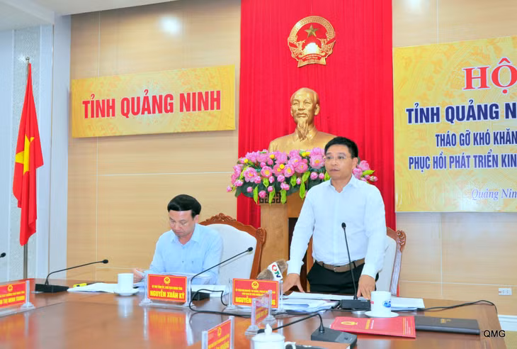 Chủ tịch UBND tỉnh Nguyễn Văn Thắng chỉ đạo một số giải pháp tháo gỡ khó khăn cho doanh nghiệp.