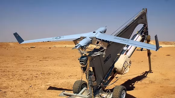 UAV trinh sát ScanEagle của Mỹ trên máy phóng