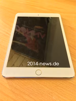 Hình ảnh chiếc iPad Mini thế hệ 2 với nút Home cảm biến vân tay.