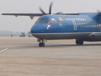 Máy bay ATR 72. ảnh: sỹ lục.
