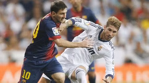 Đang có phong độ khá tốt nhưng Ramos (phải) và đồng đội vẫn khó kiếm điểm trước Barca
