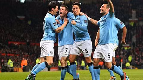 Man City đang dẫn đầu Premier League với 53 điểm sau 22 vòng đấu (Ảnh: Getty)